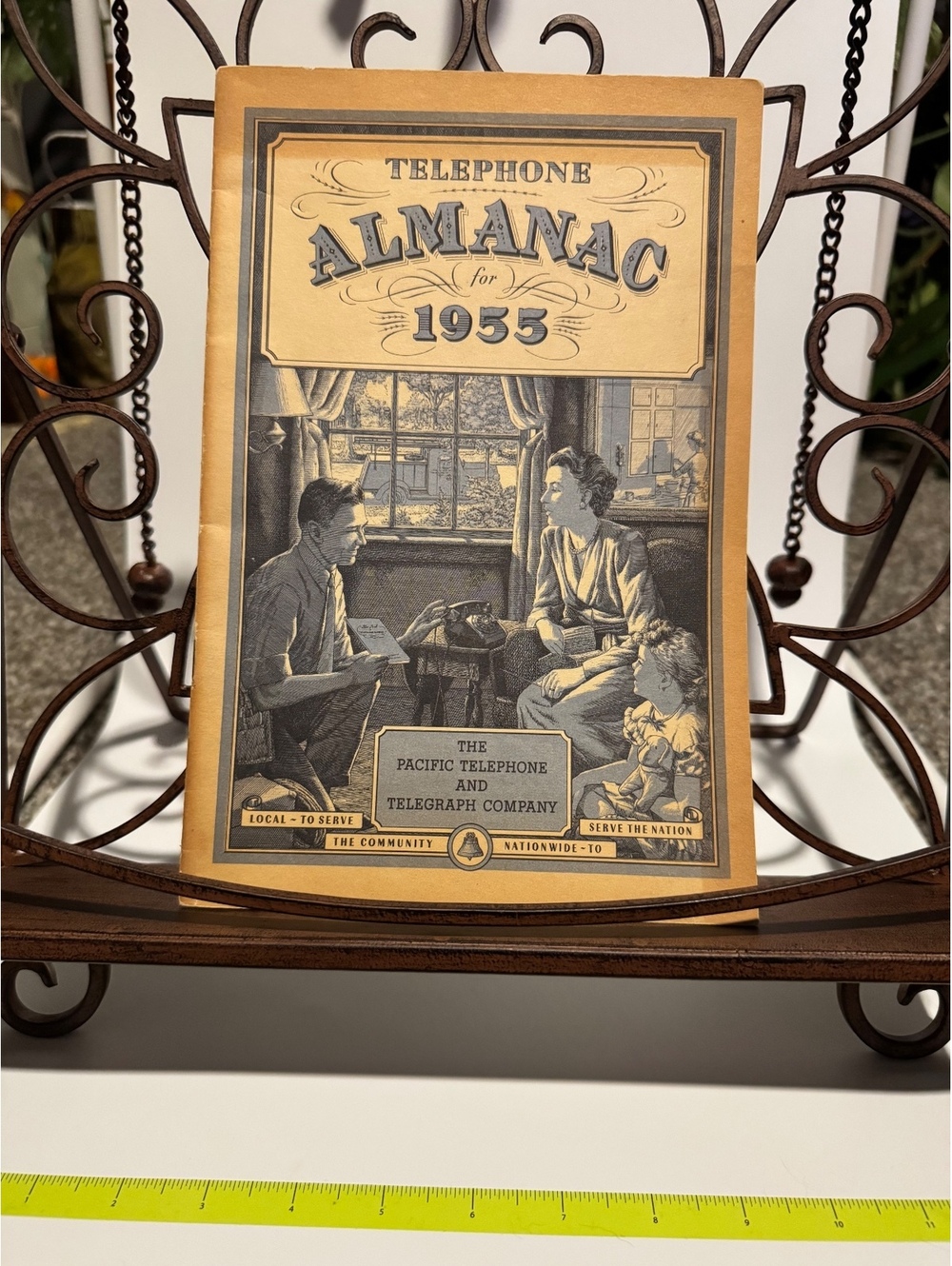 Vintage 1955 Telephone Almanac - Classic Historical Reference